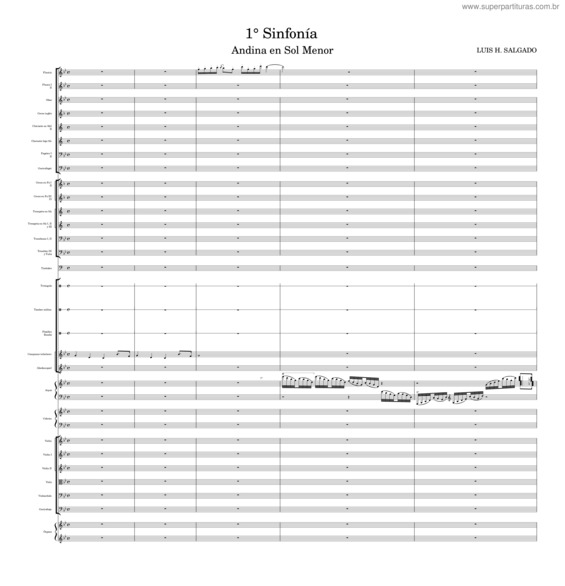 Partitura da música Sinfonia 1 Luis Humberto Salgado 1–80.Mscz