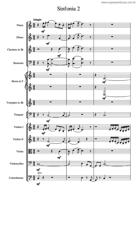 Partitura da música Sinfonia 2 Inconcovid
