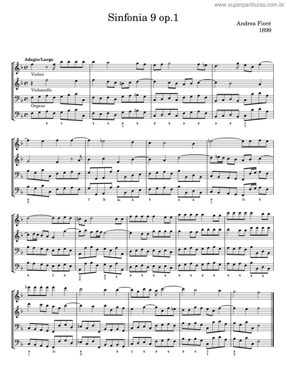 Partitura da música Sinfonia 6 – Andrea Stefano Fioré v.3