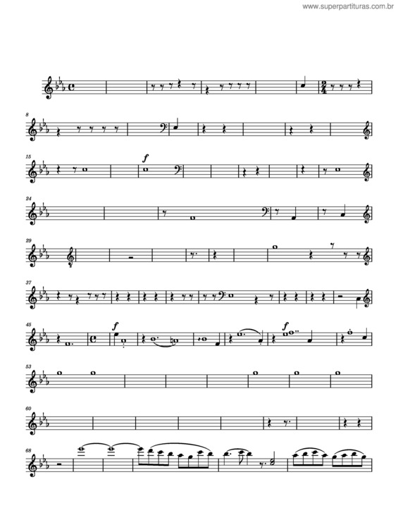 Partitura da música Sinfonia Concertante In E–Flat Major, K.364/320D – Wolfgang Amadeus Mozart Sinfonia Concertante – Mozart