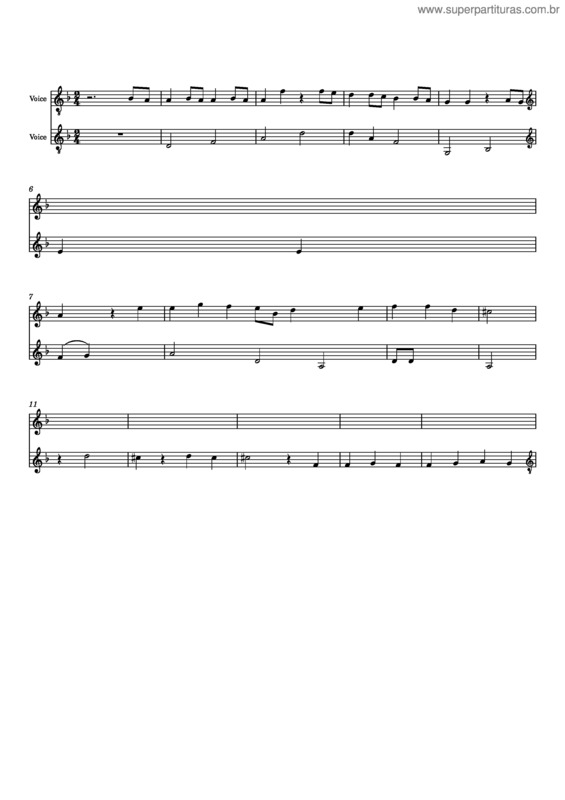 Partitura da música Sinfonia No.40 – Wolfgang Amadeus Mozart v.2