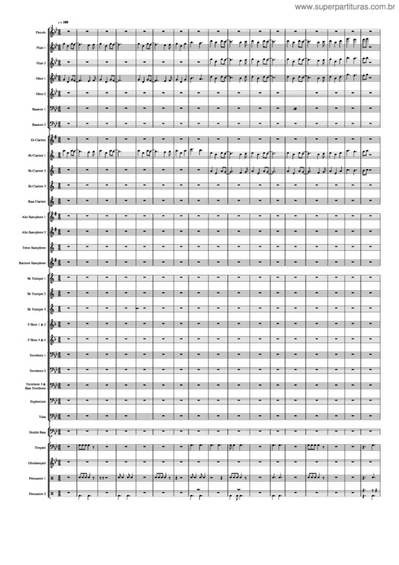 Partitura da música Sinfonia Para El Viento