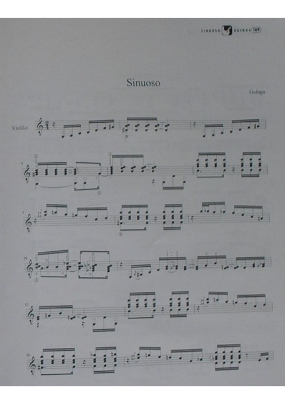 Partitura da música Sinuoso