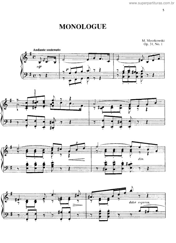 Partitura da música Six morceaux pour Piano