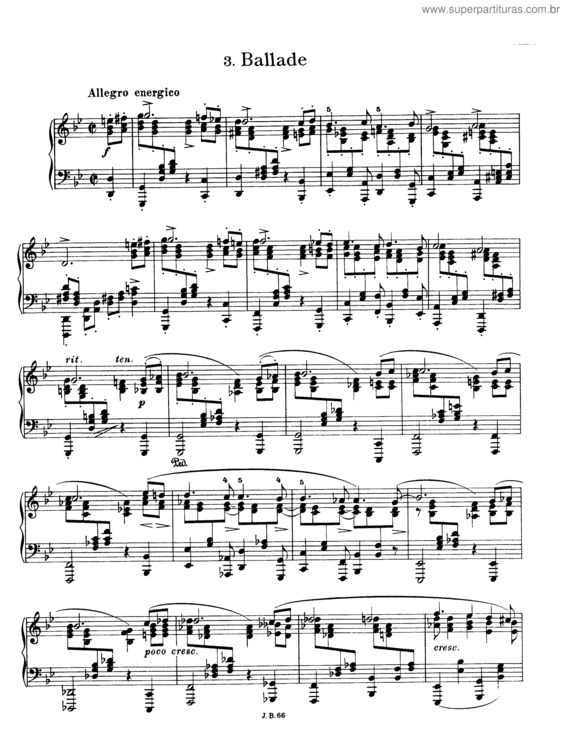 Partitura da música Six Pieces for Piano v.2