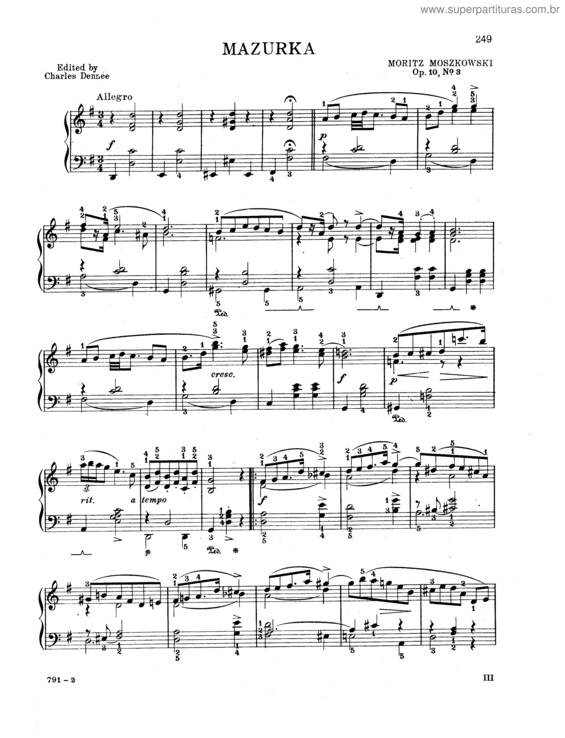 Partitura da música Skizzen, 4 kleine Stücke