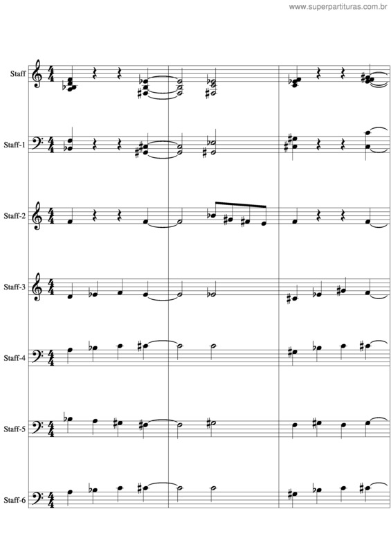 Partitura da música Slippers