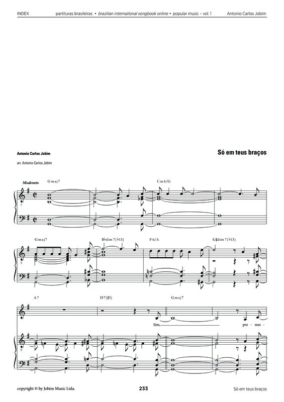 Partitura da música Só Em Teus Braços