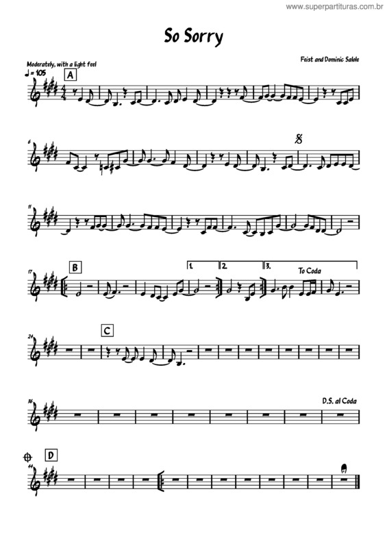 Partitura da música So Sorry : Charlie