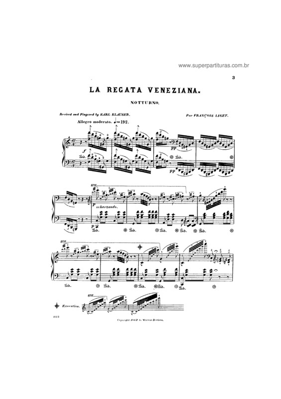 Partitura da música Soirées musicales v.12