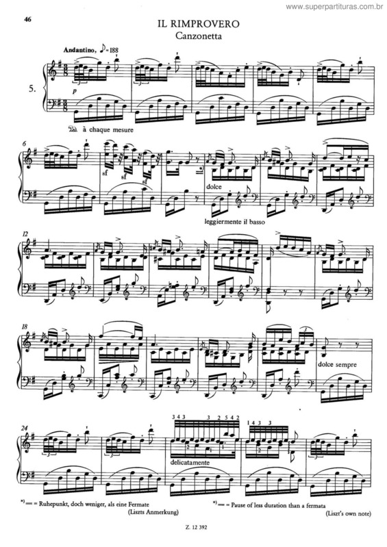 Partitura da música Soirées musicales v.4