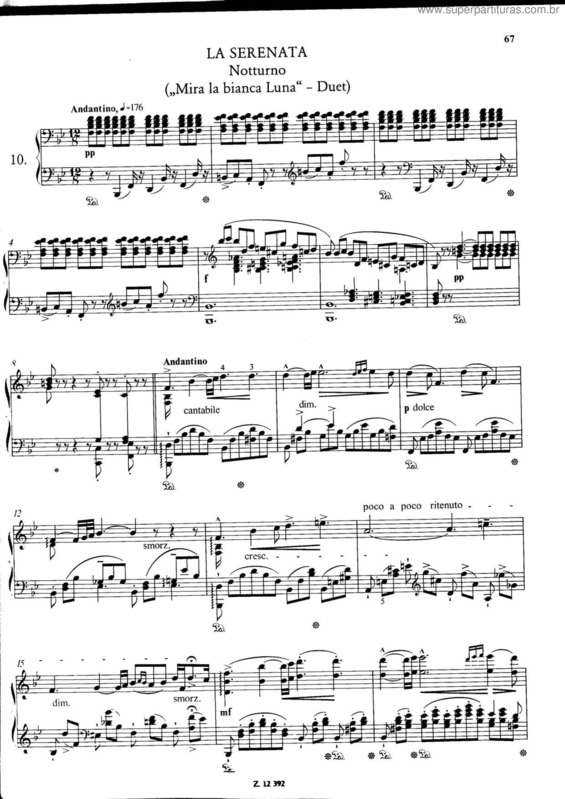 Partitura da música Soirées musicales v.5