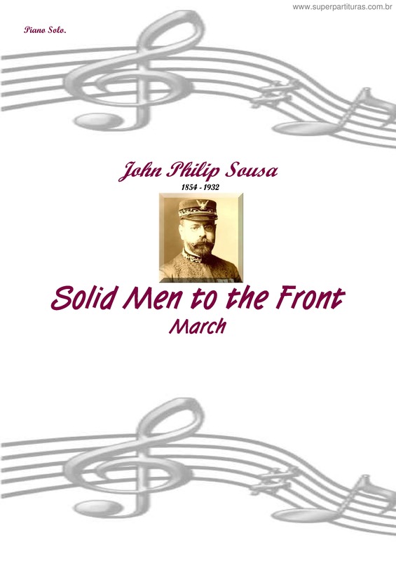 Partitura da música Solid Men to the Front