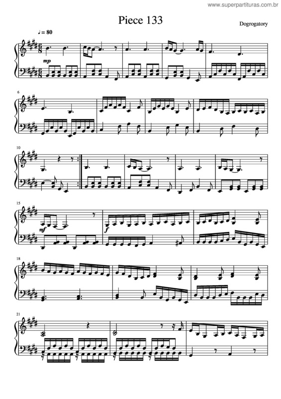 Partitura da música Solitude v.30