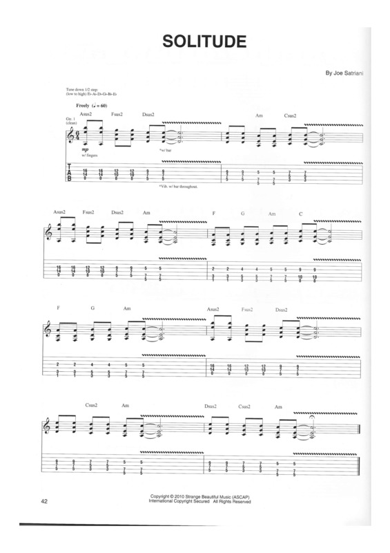 Partitura da música Solitude v.6