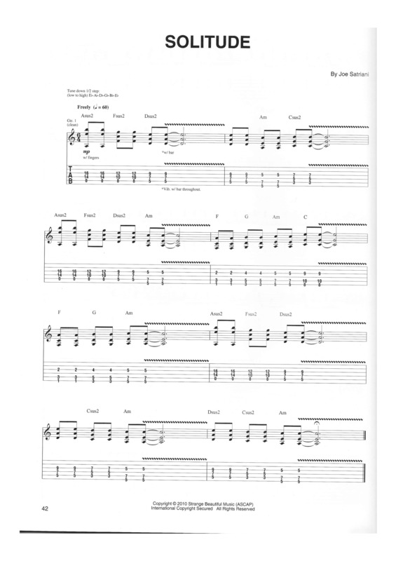 Partitura da música Solitude v.6