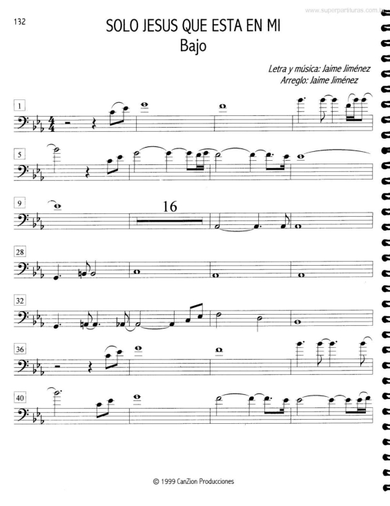 Partitura da música Solo Jesus que Esta en Mi v.2