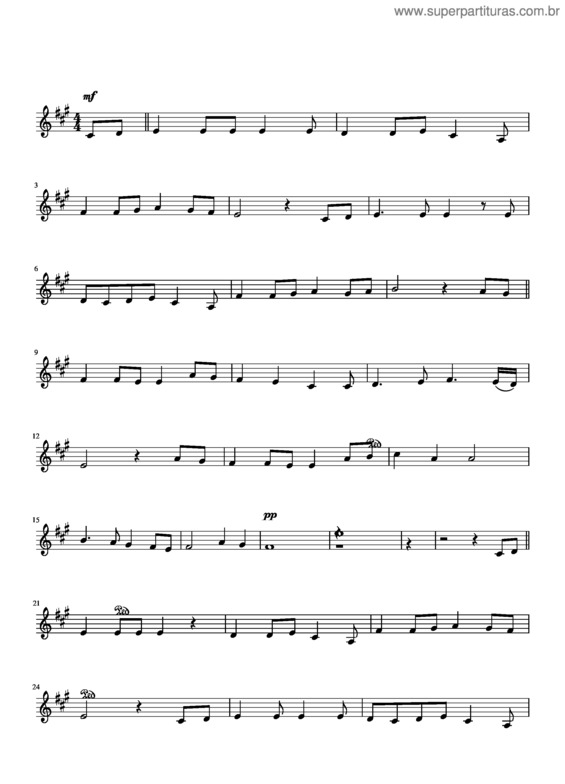 Partitura da música Solo Paz – Jw.Org