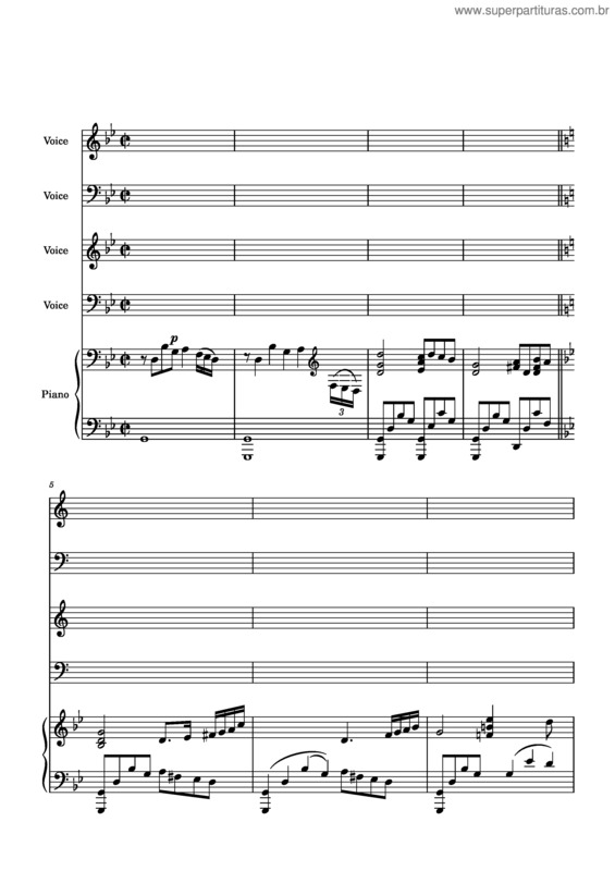 Partitura da música Sombras v.3