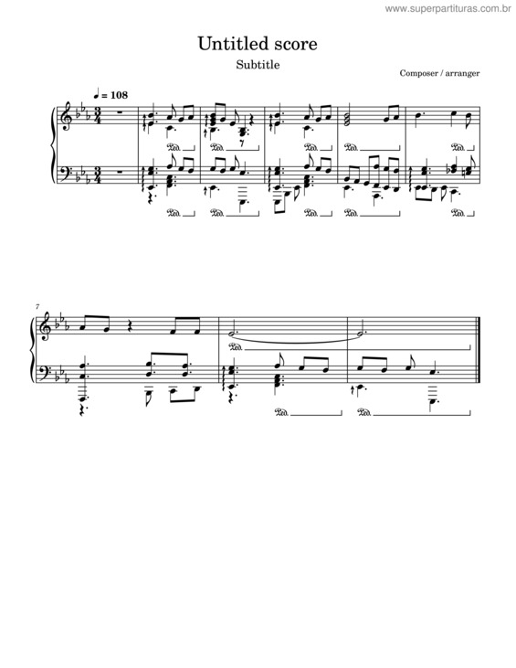 Partitura da música Something I Got From My Local Church