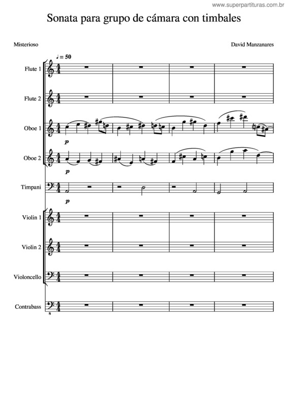 Partitura da música Sonata Ansiedad Vs Calma