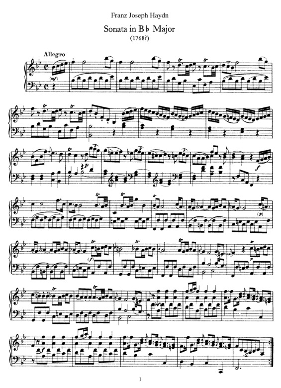 Partitura da música Sonata No. 17