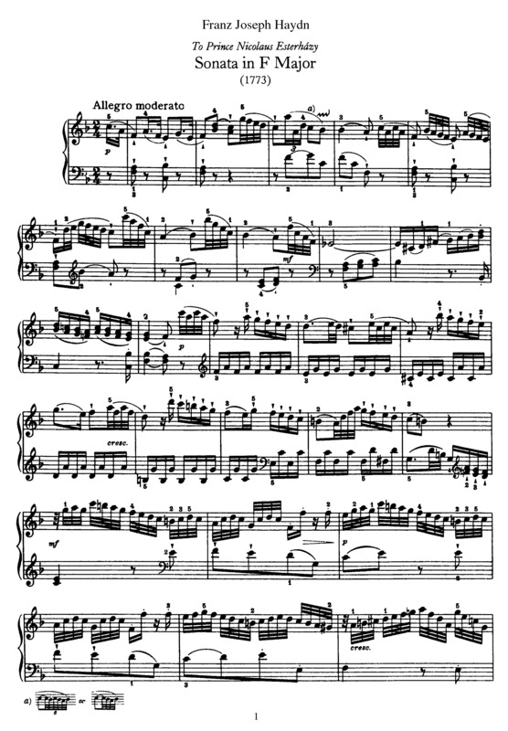 Partitura da música Sonata No. 23