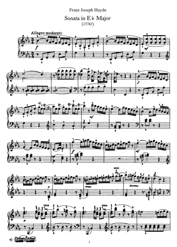 Partitura da música Sonata No. 28