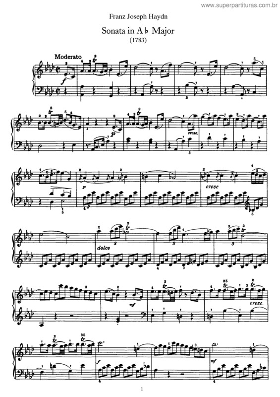 Partitura da música Sonata No. 35