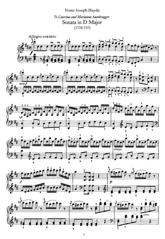Partitura da música Sonata No. 37