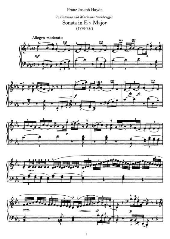 Partitura da música Sonata No. 38