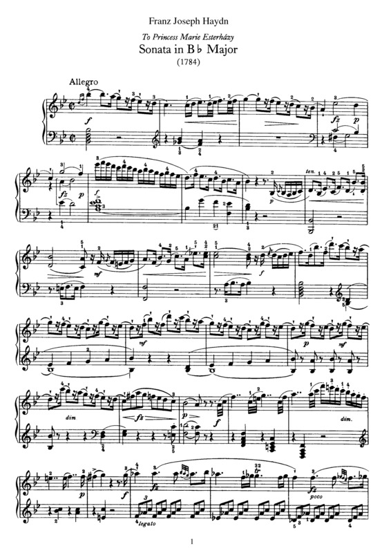 Partitura da música Sonata No. 41
