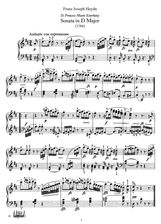 Partitura da música Sonata No. 42 v.2
