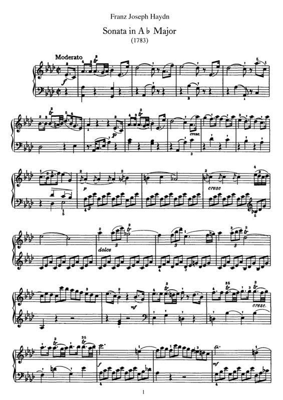 Partitura da música Sonata No. 43 v.4