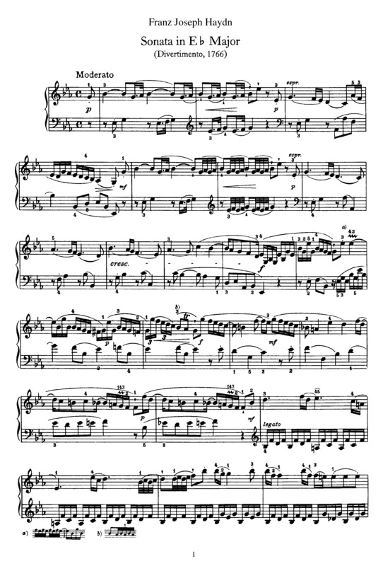 Partitura da música Sonata No. 45