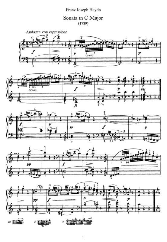 Partitura da música Sonata No. 48