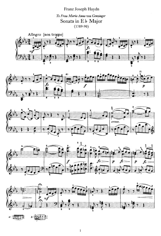 Partitura da música Sonata No. 49