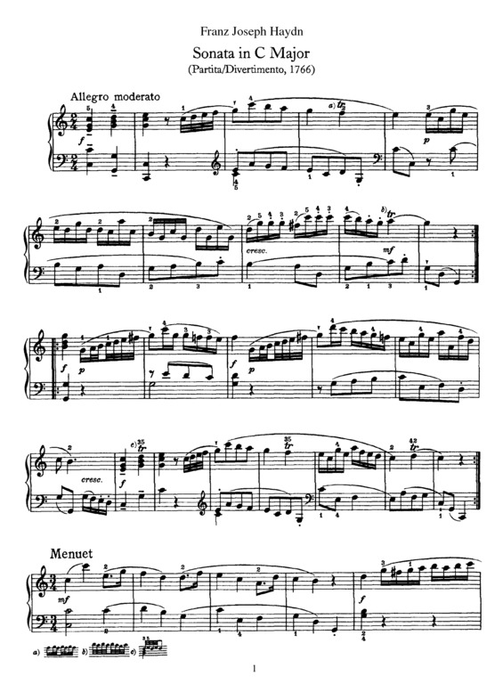Partitura da música Sonata No. 7