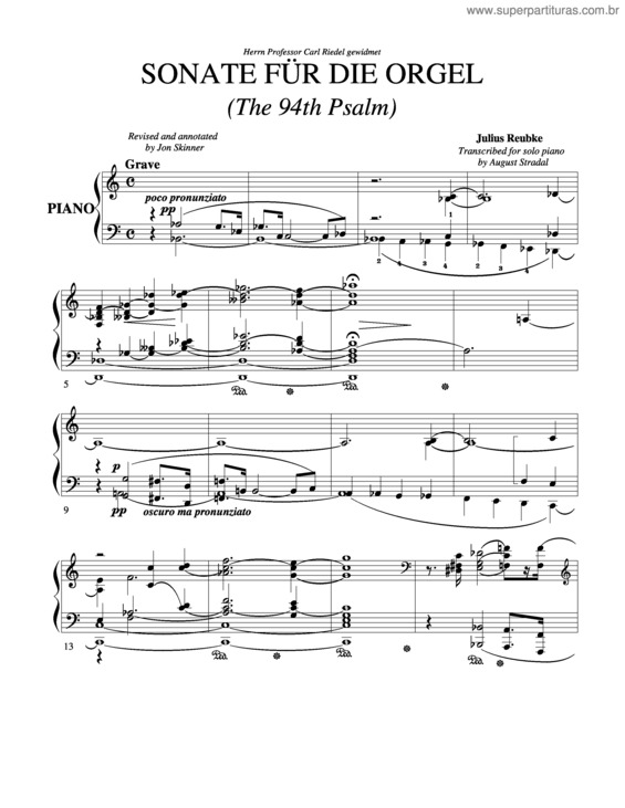 Partitura da música Sonata on the 94th Psalm