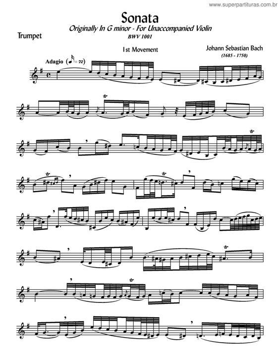 Partitura da música Sonata v.10