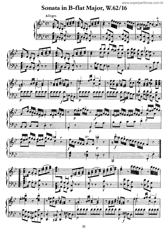 Partitura da música Sonata v.4