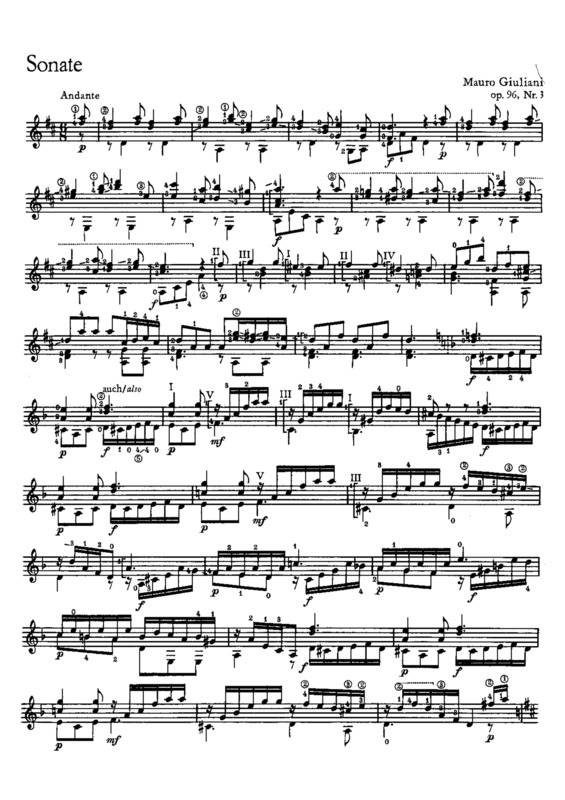 Partitura da música Sonate Op 96 Nr 3