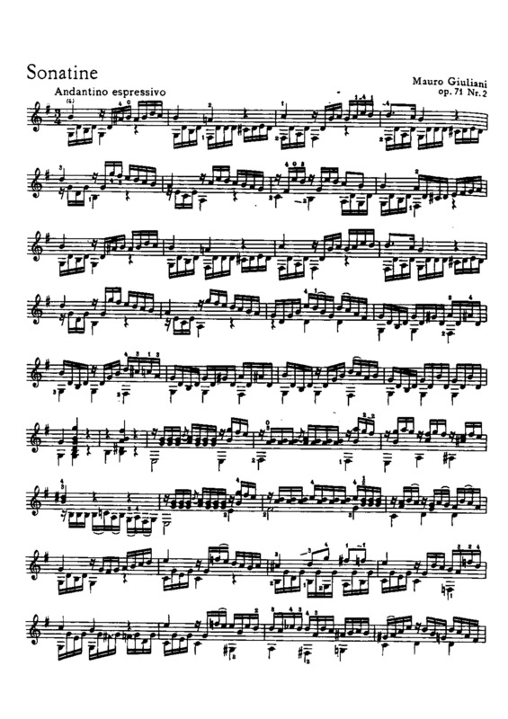 Partitura da música Sonatine Op 71 Nr 2