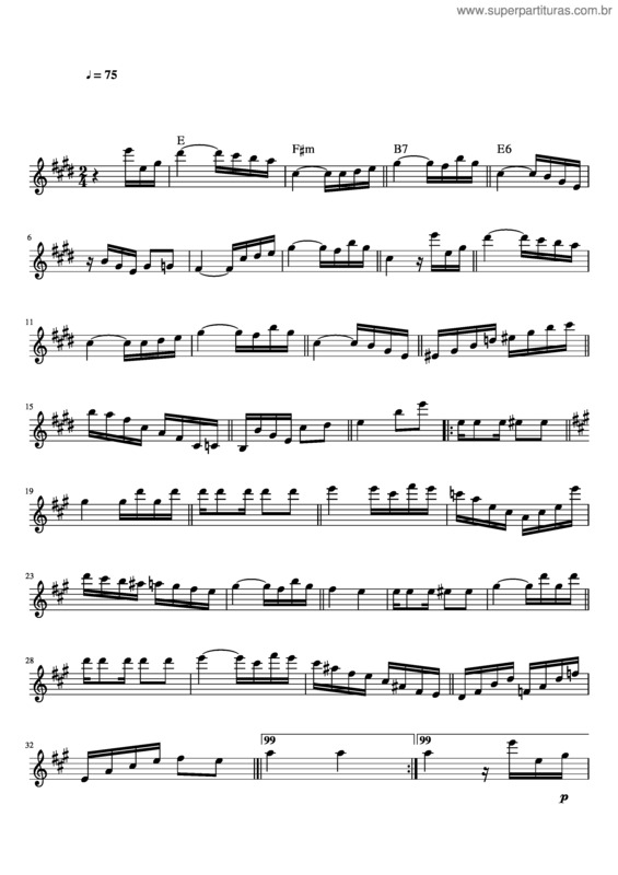Partitura da música Sons De Carilhoes Viola Caipira