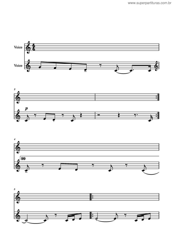 Partitura da música Sopra Em Nós – Ministério Mensageiros Do Espírito v.2