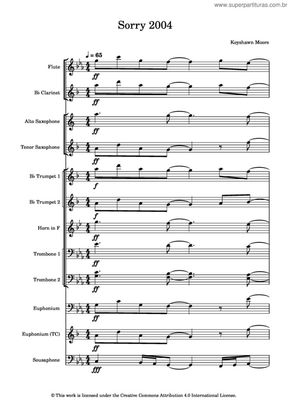 Partitura da música Sorry 2004 – American Idol, Ruben Studdard Sorry 2004 – Ruben Studdard
