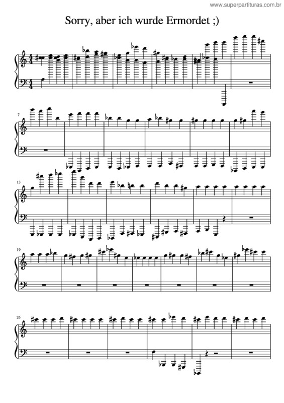 Partitura da música Sorry Aber Ich Wurde Ermordet Qqqqqqqqqqqqqqqqqqqqqqqqq Mscz