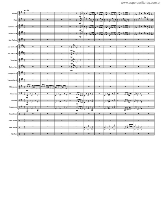 Partitura da música Sorry Not Sorry v.4