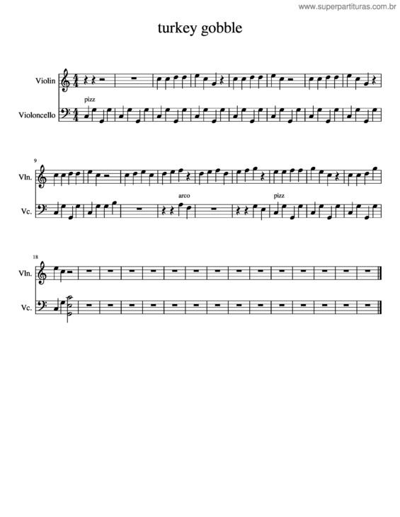Partitura da música Sorry v.4