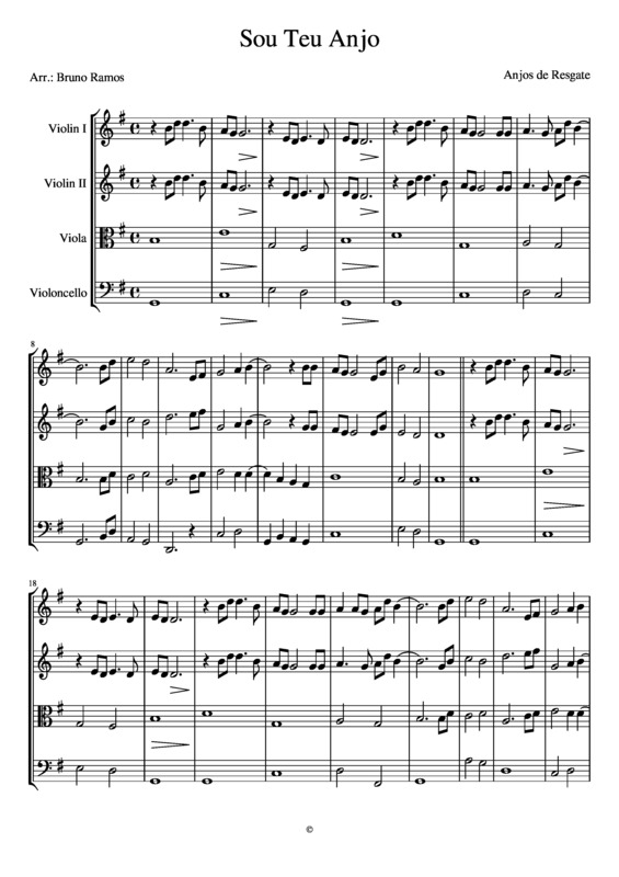 Partitura da música Sou_Teu_Anjo